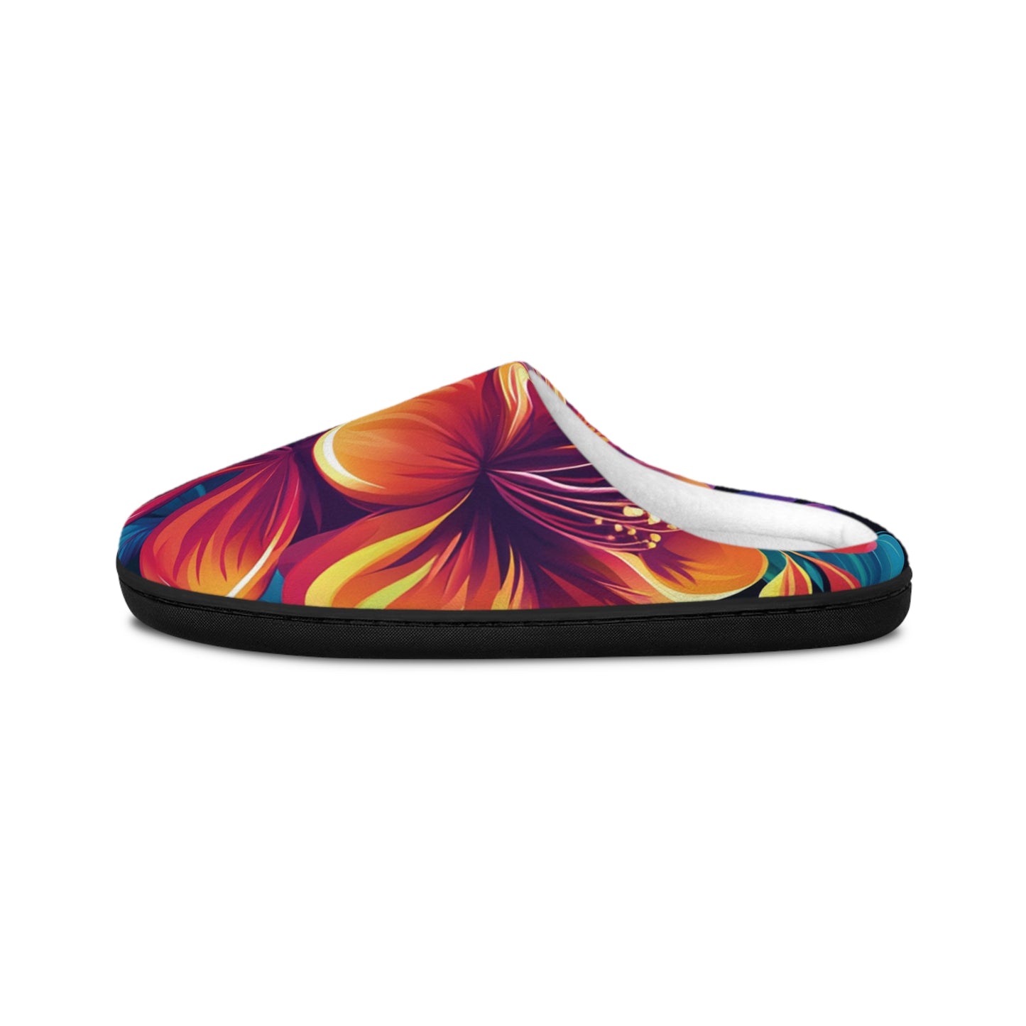 Vibrant Floral Women's Indoor Slippers - Cozy Comfort for Home Relaxation