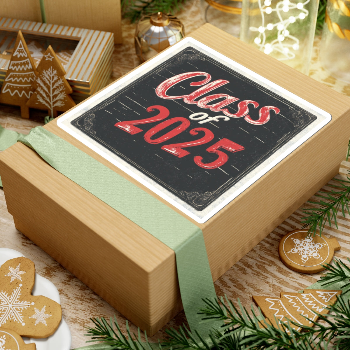 Class of 2025 Kiss-Cut Stickers | Graduation Décor & Gifts