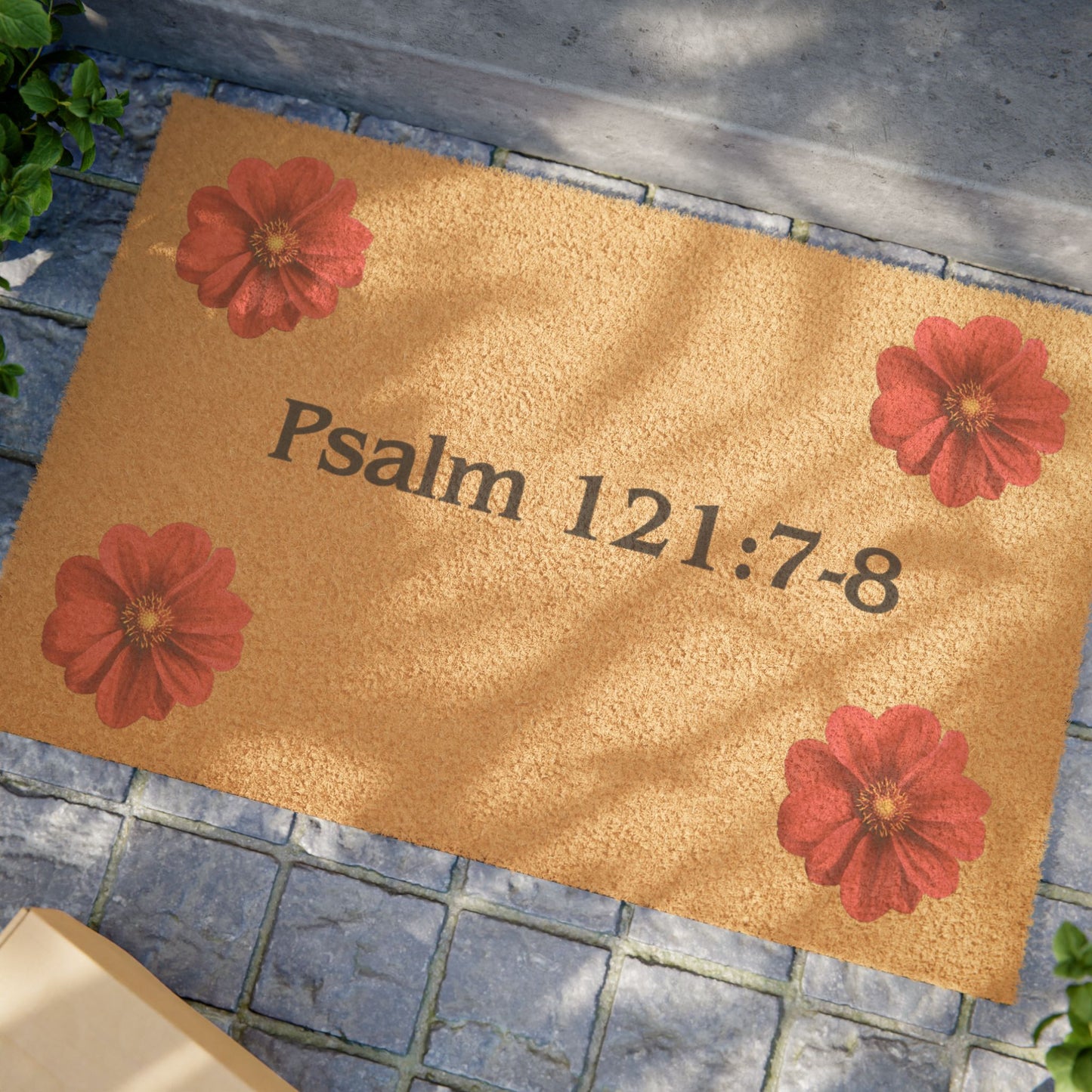 Psalm 121: 7-8 Doormat