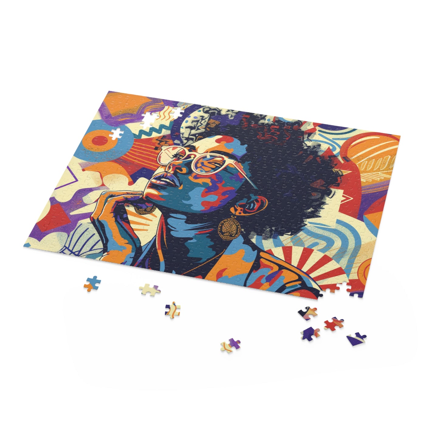 Colorful Afrocentric Puzzle - 120, 252, 500 Pieces | Inspiring Home Decor & Gift