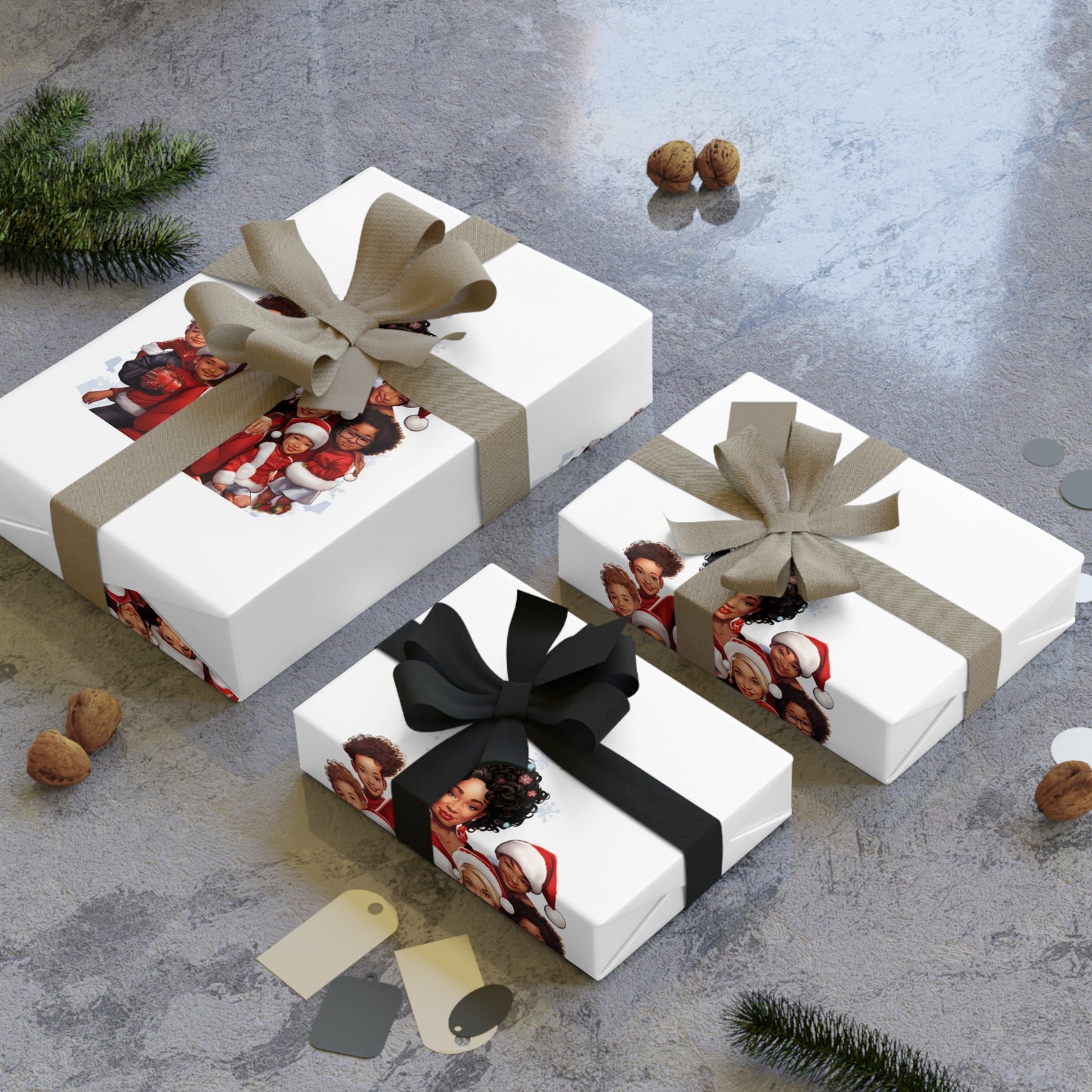 Gift Wrapping Paper Rolls, 1pc