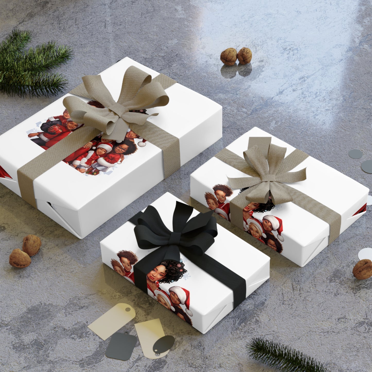 Gift Wrapping Paper Rolls, 1pc