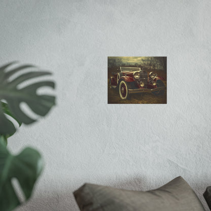 Satin and Archival Matte Posters- Vintage Cars