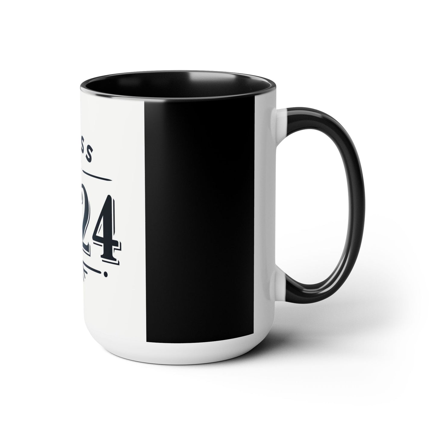 Two-Tone Coffee Mugs, 15oz