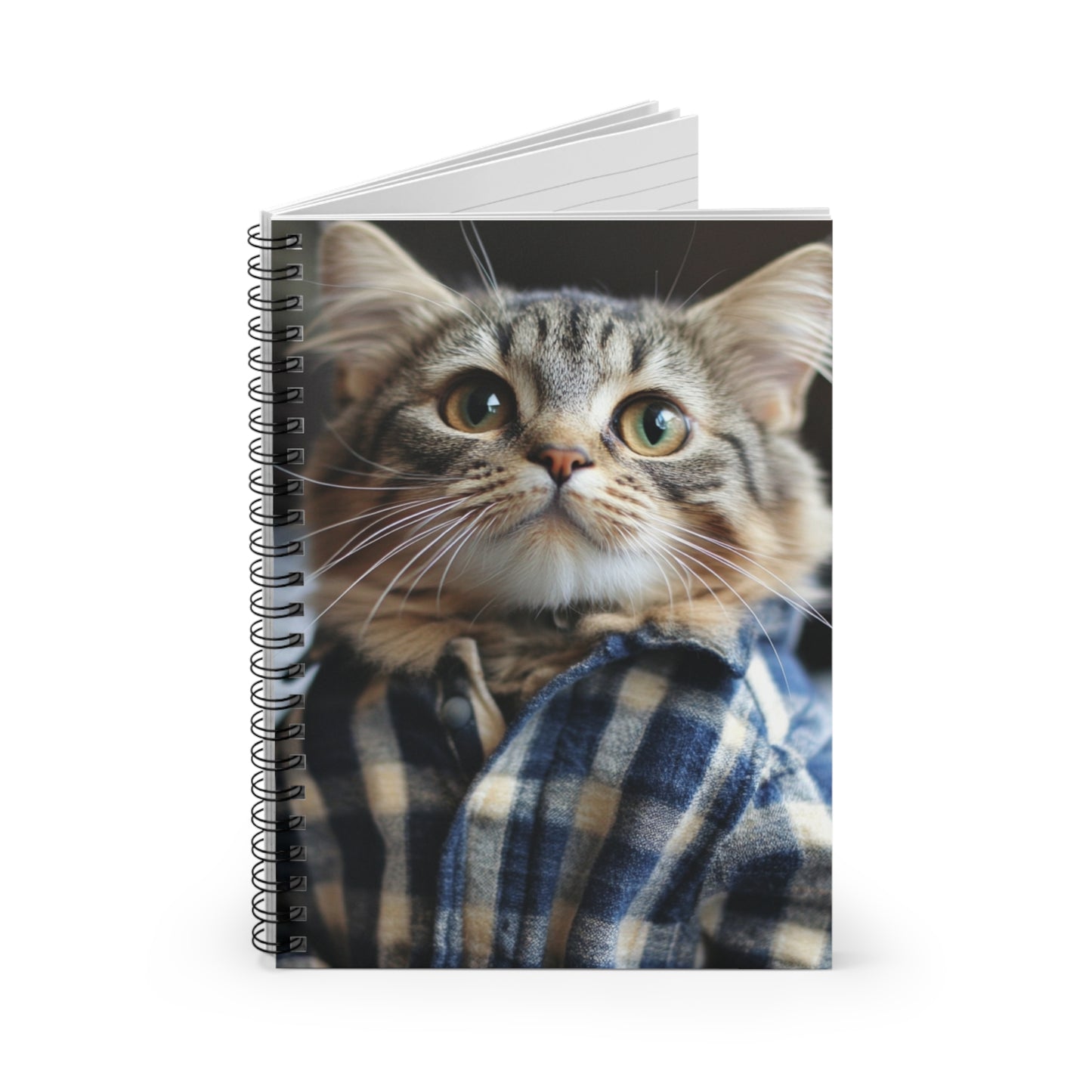 Cute Cat Spiral Notebook - Perfect for Pet Lovers and Students