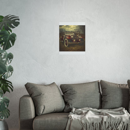 Satin and Archival Matte Posters- Vintage Cars