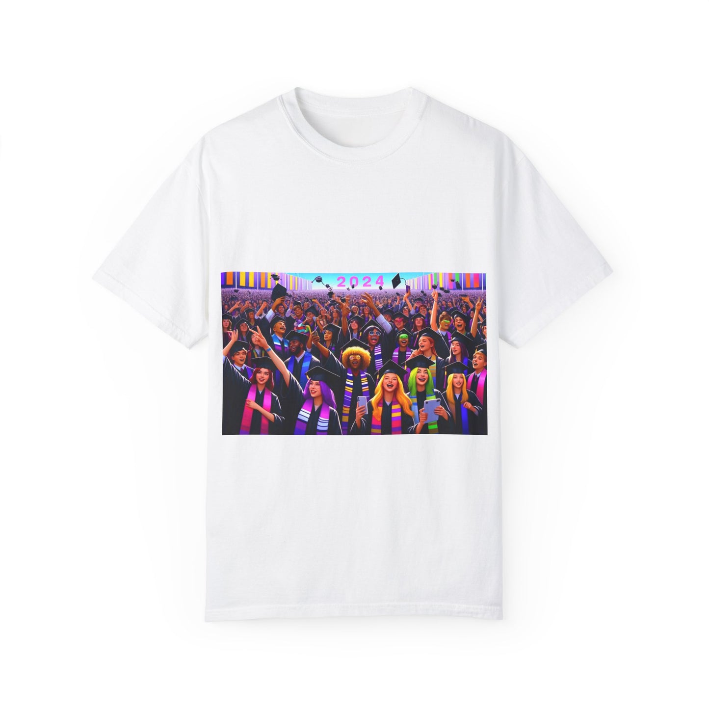 Class of 2024 - Unisex Garment-Dyed T-shirt