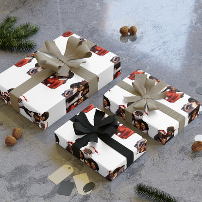 Holiday Gift Wrapping Paper Rolls, 1pc