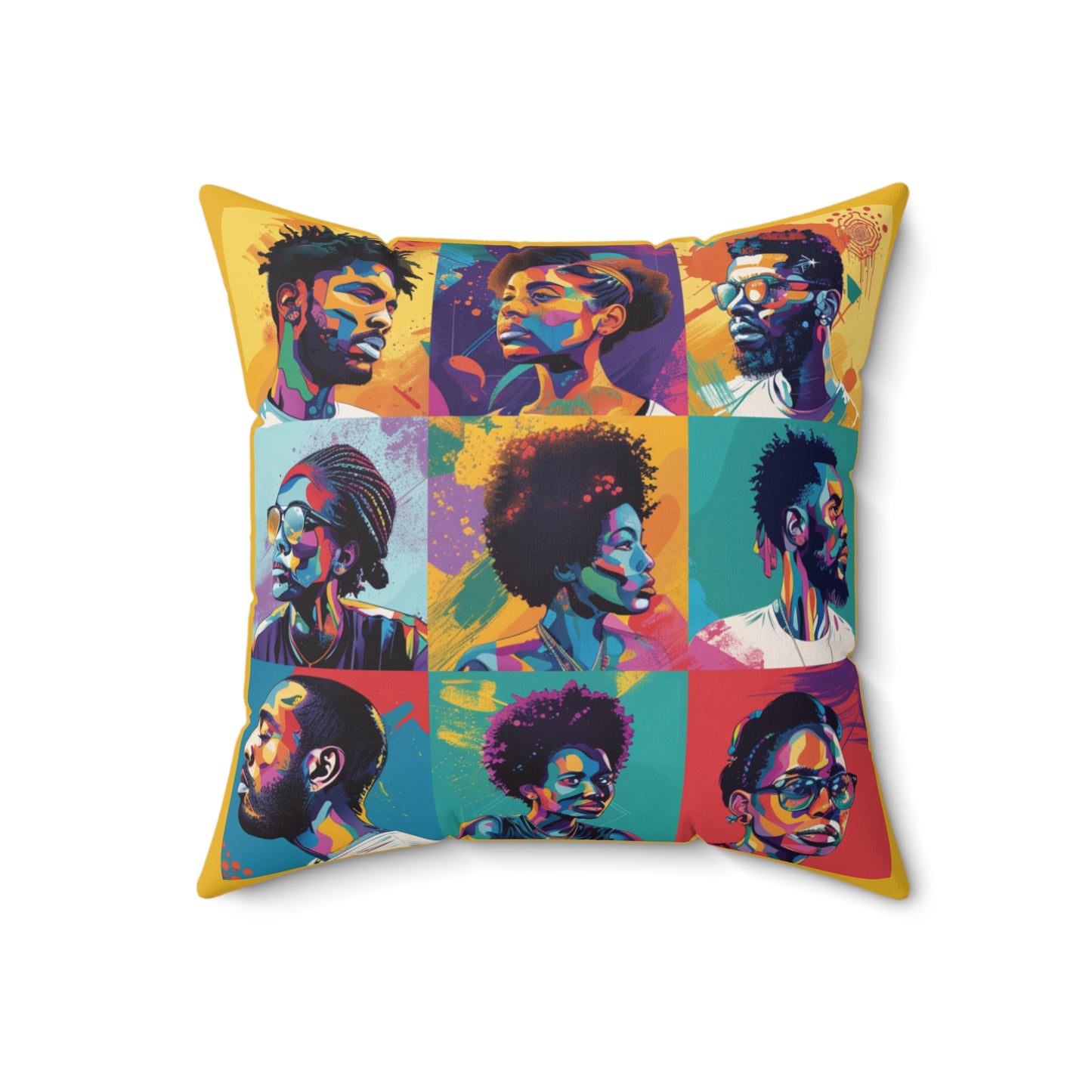 Spun Polyester Square Pillow