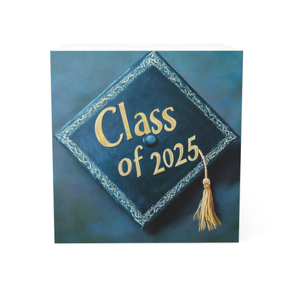 Graduation Note Cube - Class of 2025 Sticky Notes, Graduation Gift, Desk Accessory, Student Keepsake, Memo Pad