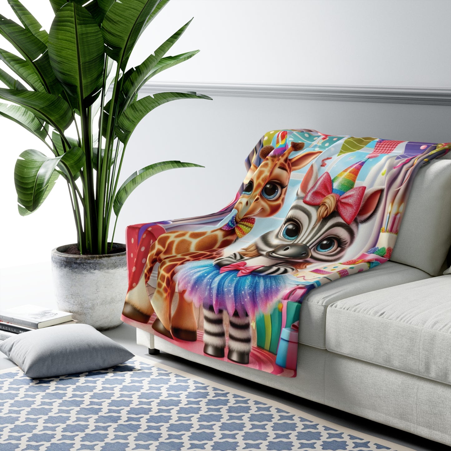Sherpa Fleece Blanket - Click me to see Image
