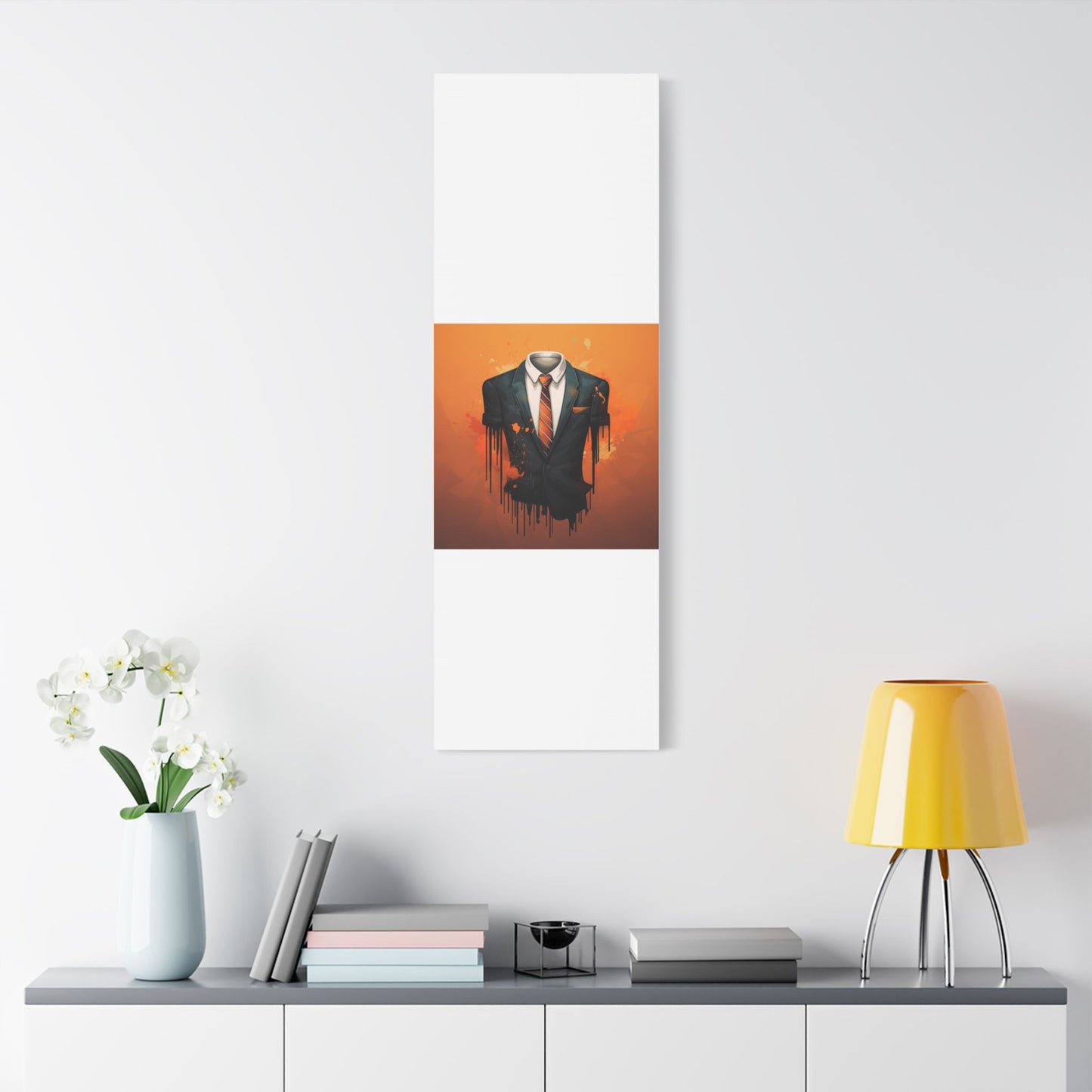 Stylish Abstract Canvas Art Print, Modern Wall Decor, Unique Gift, Home Office Artwork, Contemporary Design for Any Space