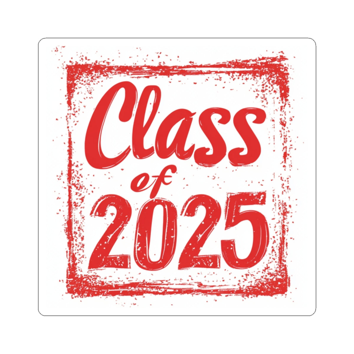 Graduation Class of 2025 Kiss-Cut Stickers - Perfect for Students & Celebration Decor