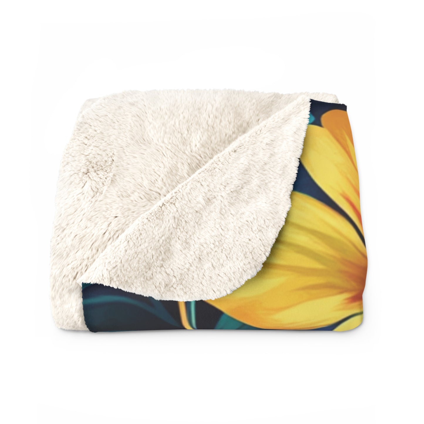 Flowers -  Sherpa Fleece Blanket