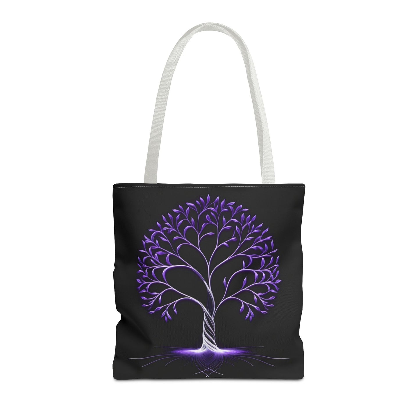Elegant Purple Tree Design Tote Bag - Nature Lover's Accessory