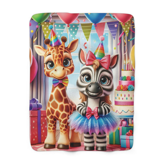 Sherpa Fleece Blanket - Click me to see Image