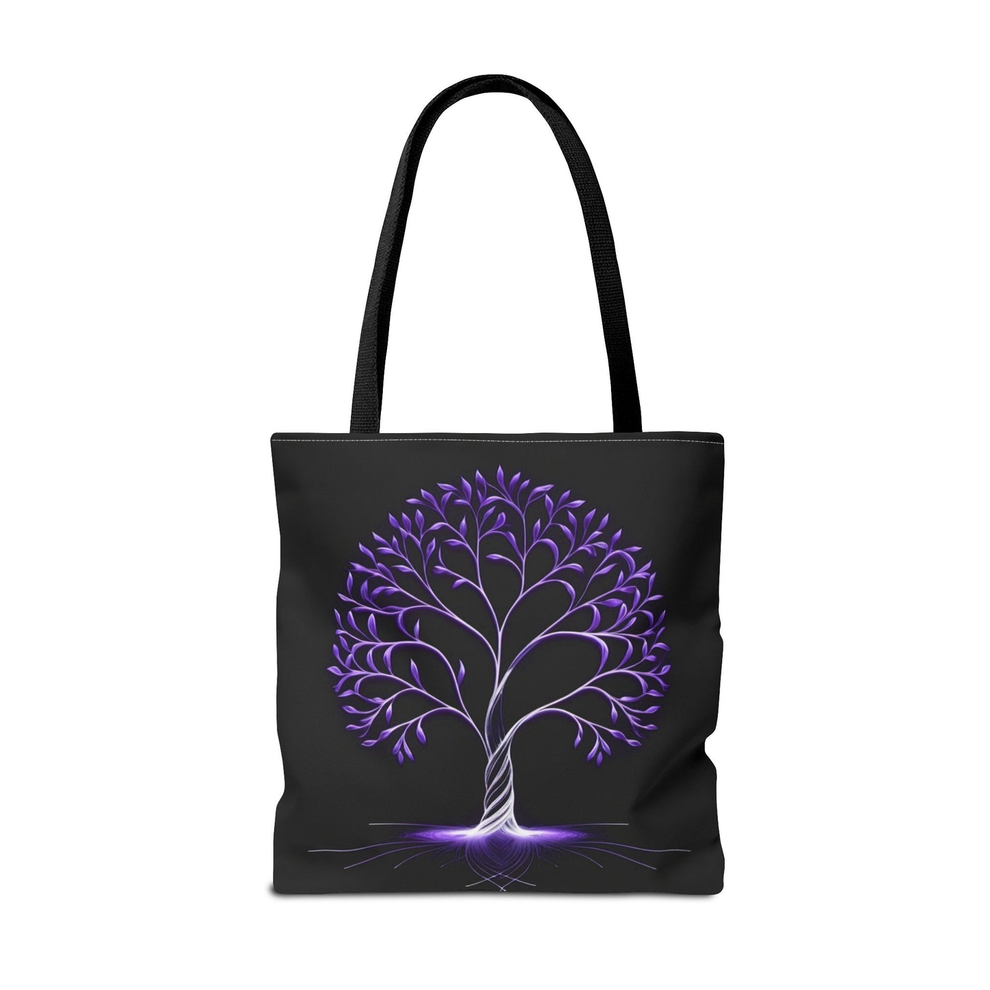 Elegant Purple Tree Design Tote Bag - Nature Lover's Accessory