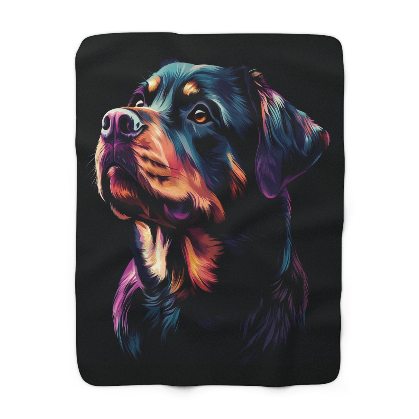 Rottweiler - Sherpa Fleece Blanket