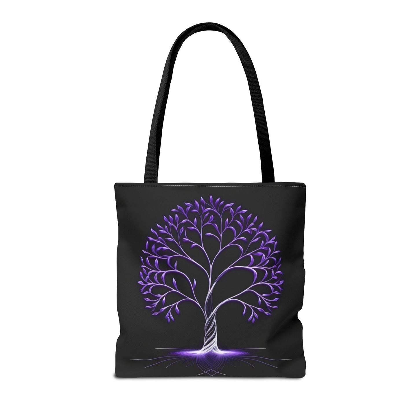Elegant Purple Tree Design Tote Bag - Nature Lover's Accessory