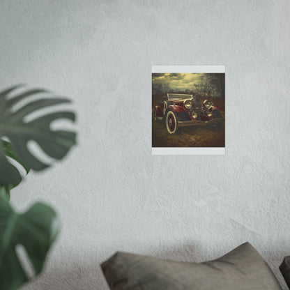 Satin and Archival Matte Posters- Vintage Cars