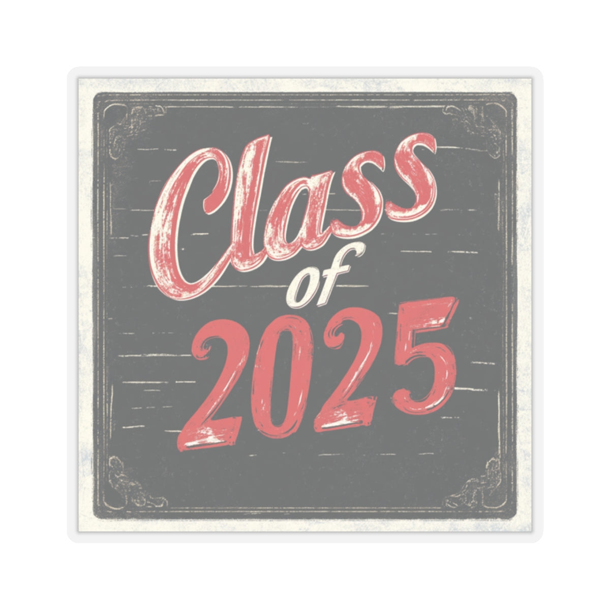 Class of 2025 Kiss-Cut Stickers | Graduation Décor & Gifts