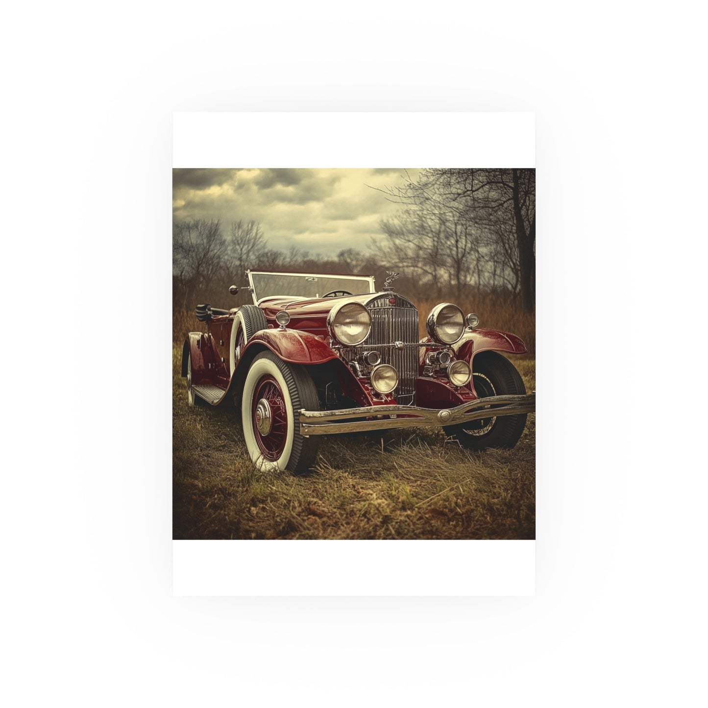 Satin and Archival Matte Posters- Vintage Cars