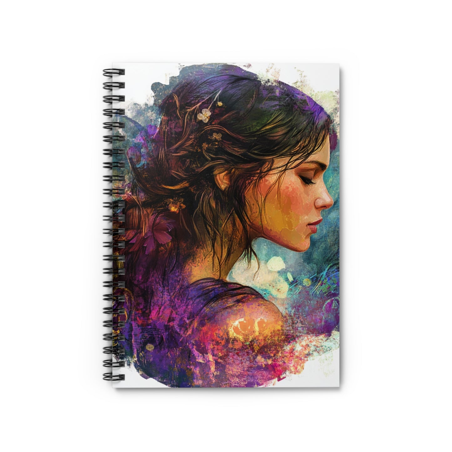Artistic Spiral Notebook - Ruled Lines | Inspirational Design for Creative Minds