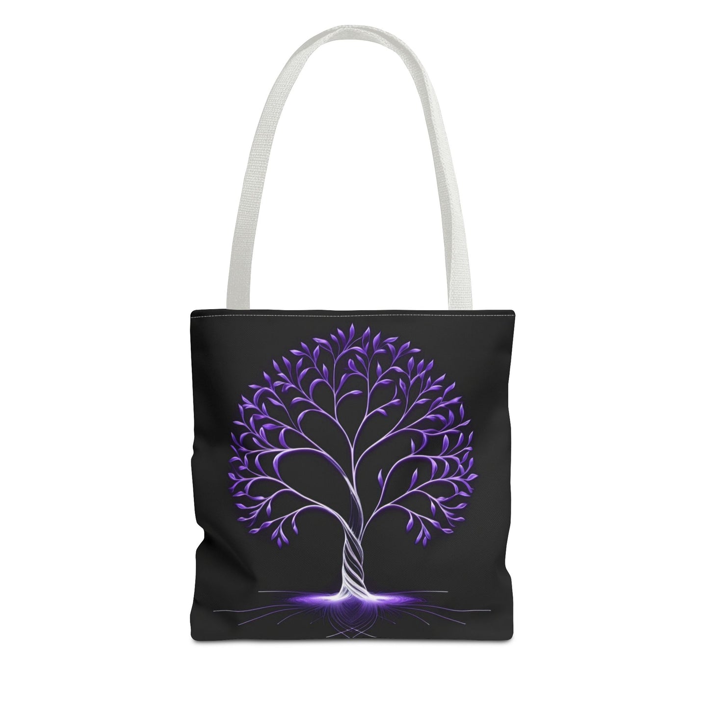 Elegant Purple Tree Design Tote Bag - Nature Lover's Accessory