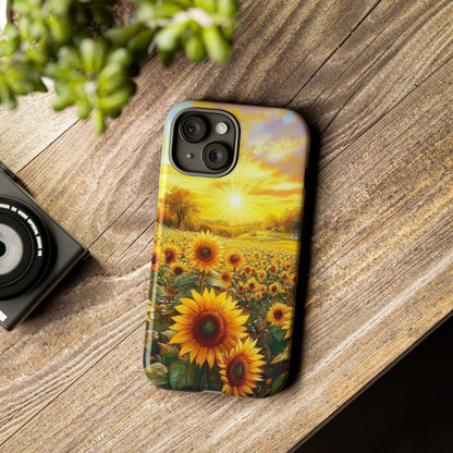 Sunflower Phone Case - Tough Case for Nature Lovers