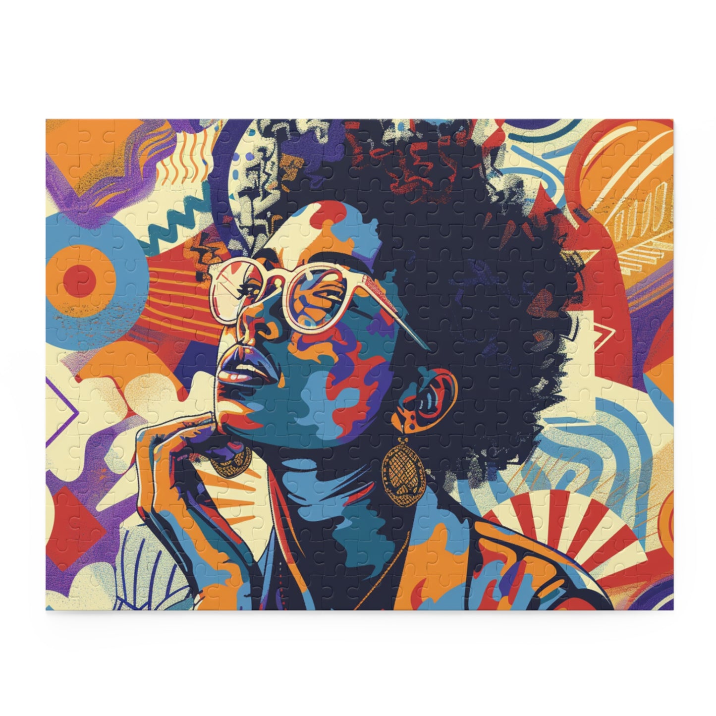 Colorful Afrocentric Puzzle - 120, 252, 500 Pieces | Inspiring Home Decor & Gift