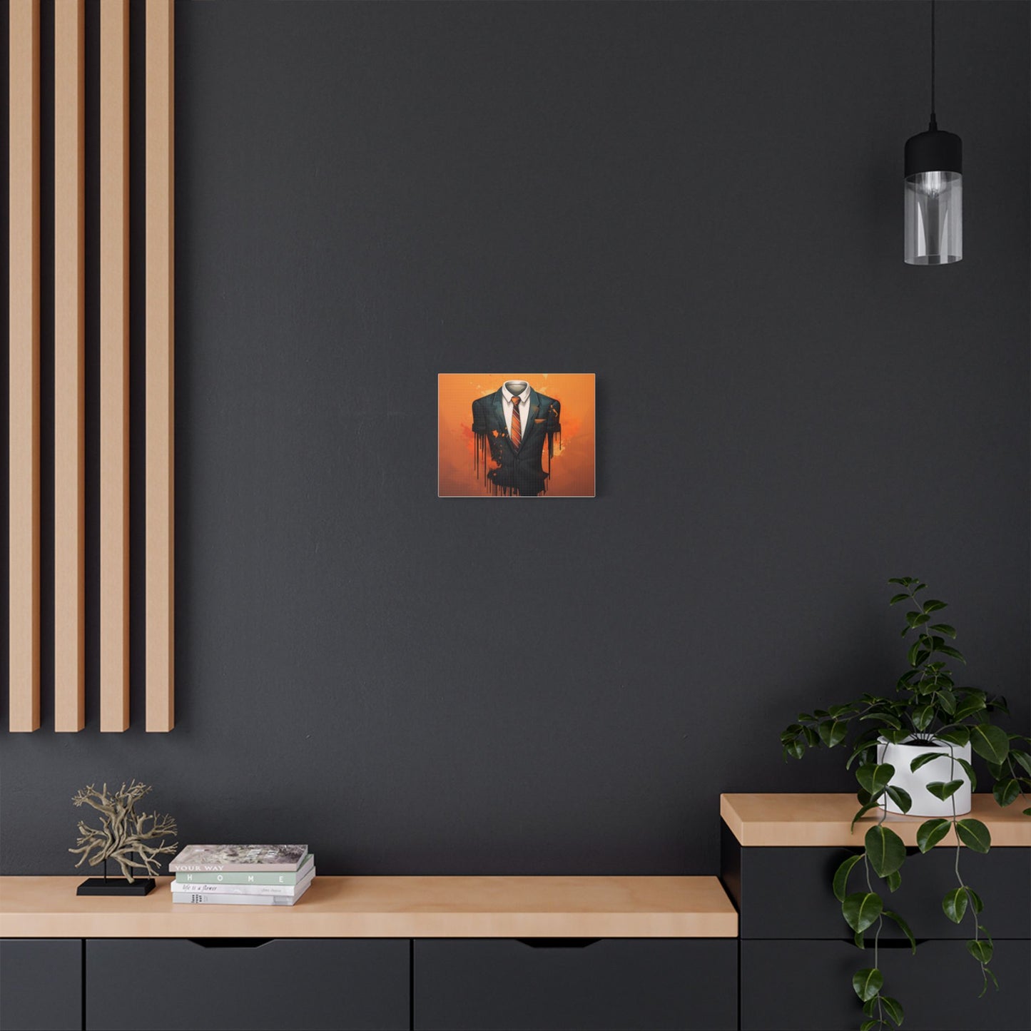 Stylish Abstract Canvas Art Print, Modern Wall Decor, Unique Gift, Home Office Artwork, Contemporary Design for Any Space