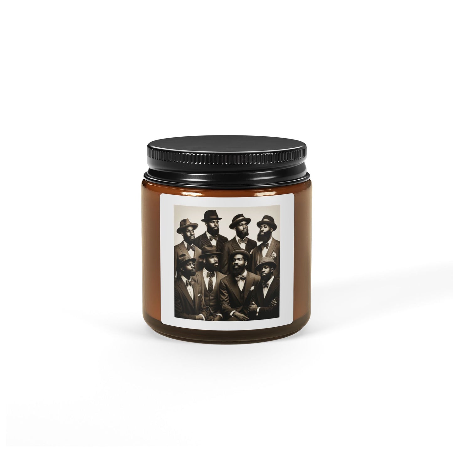 Scented Soy Candle (Multi-Size, Amber Jar)