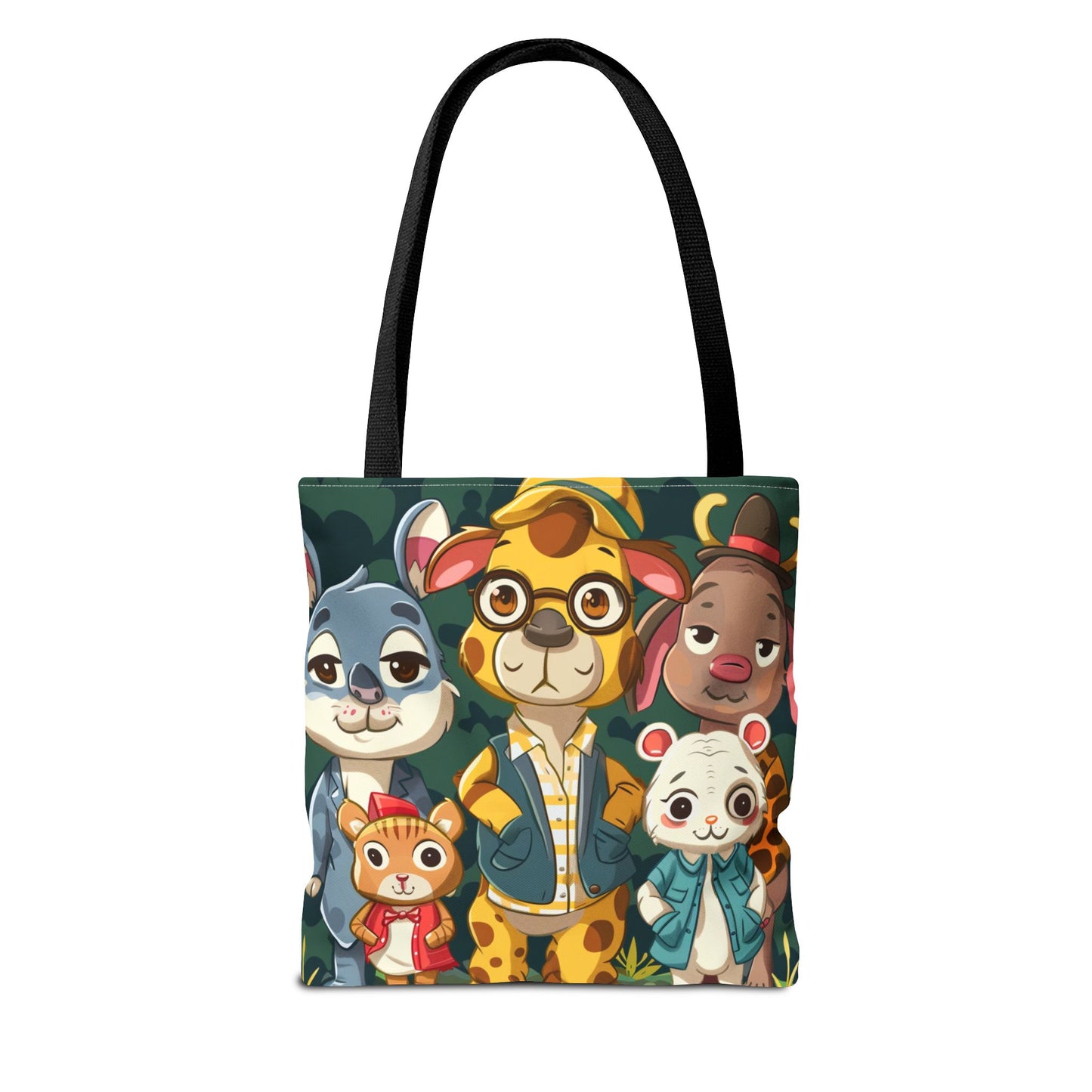 Cute Animal Friends Tote Bag - Whimsical Animal Design for Kids & Nature Lovers