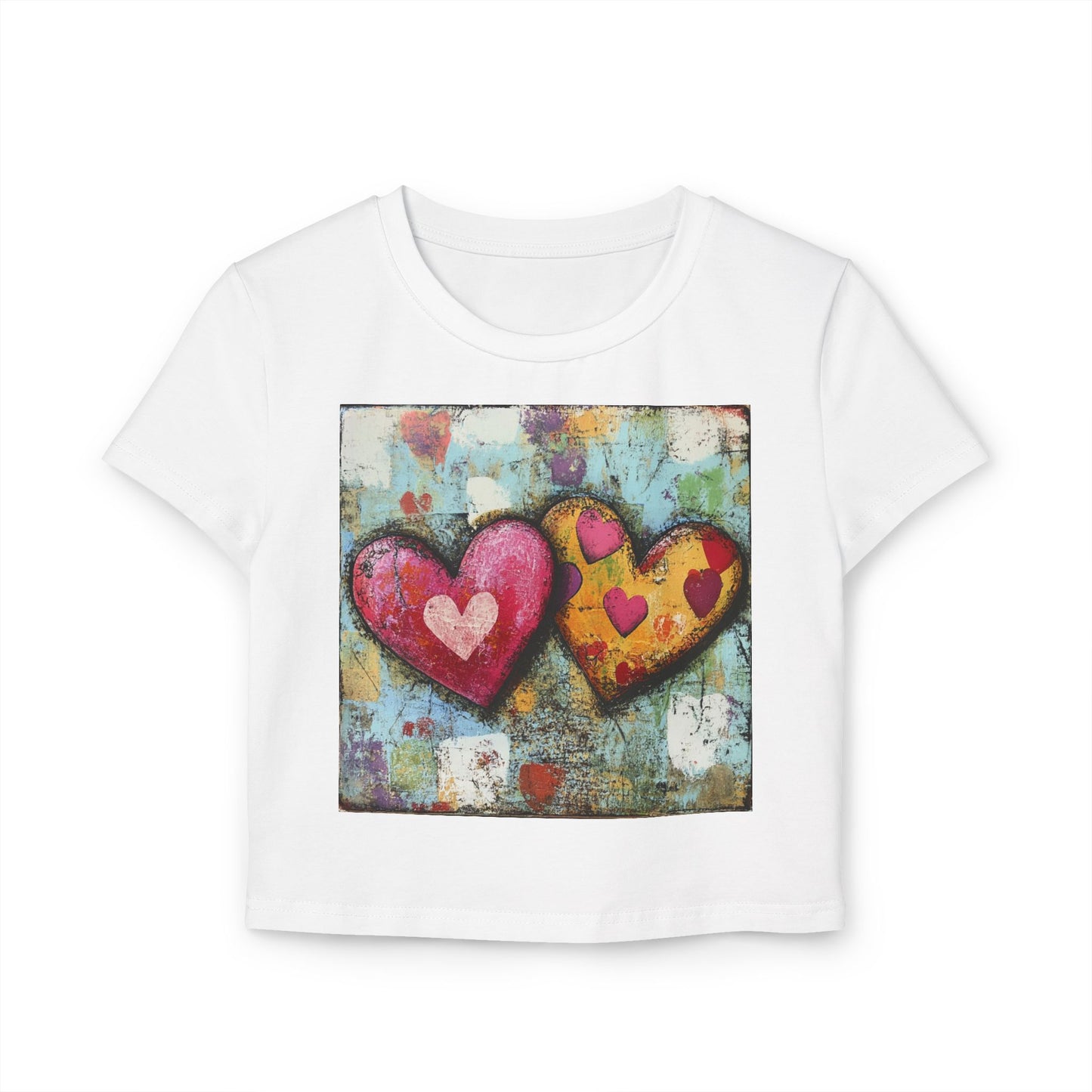 Hearts - Women's Baby Tee