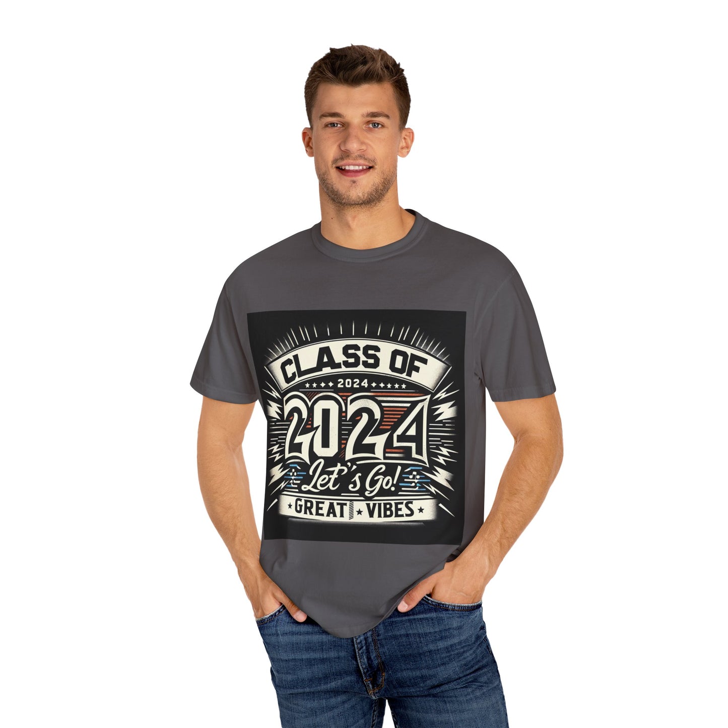 Class of 2024 - Unisex Garment-Dyed T-shirt