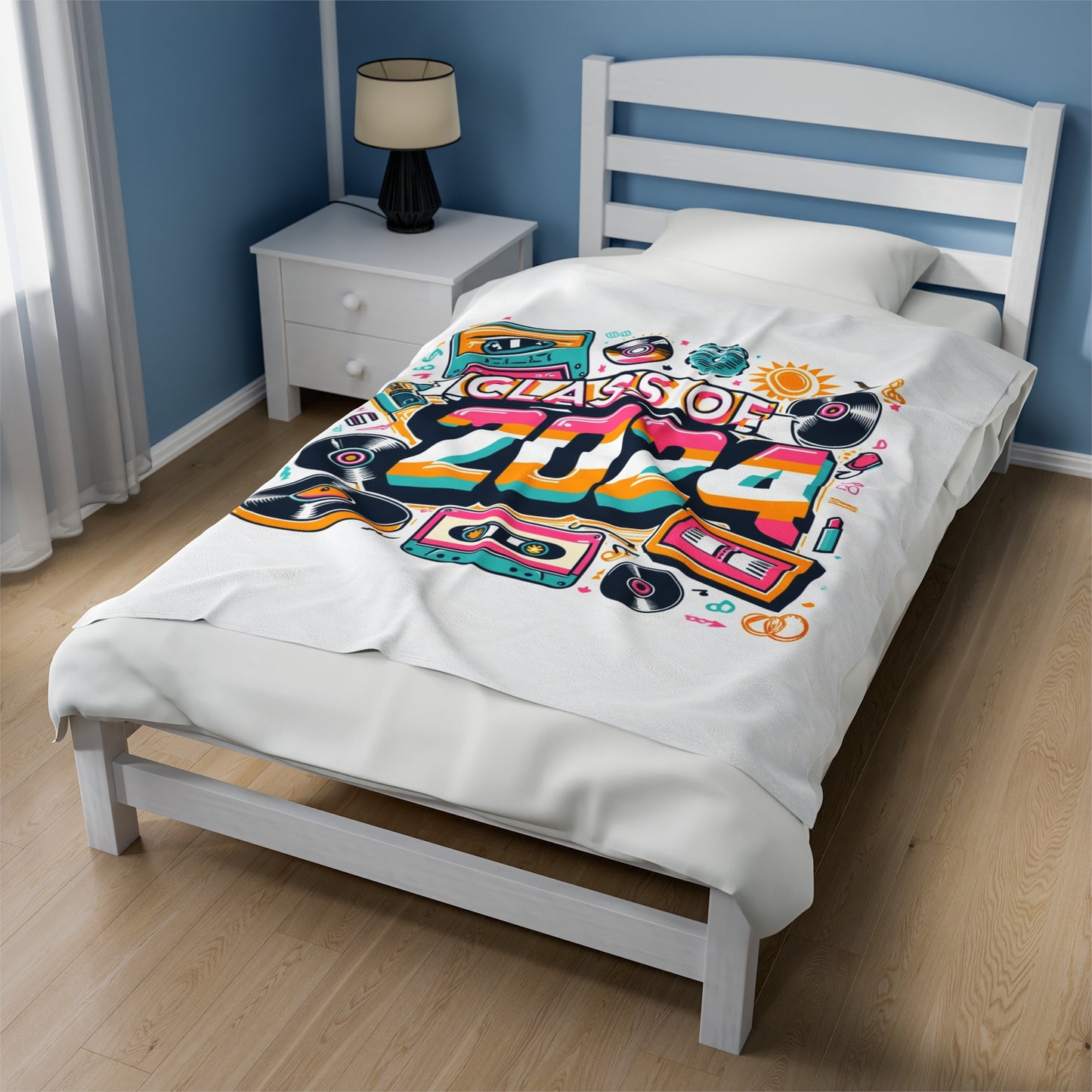 Class of 2024 - Velveteen Plush Blanket