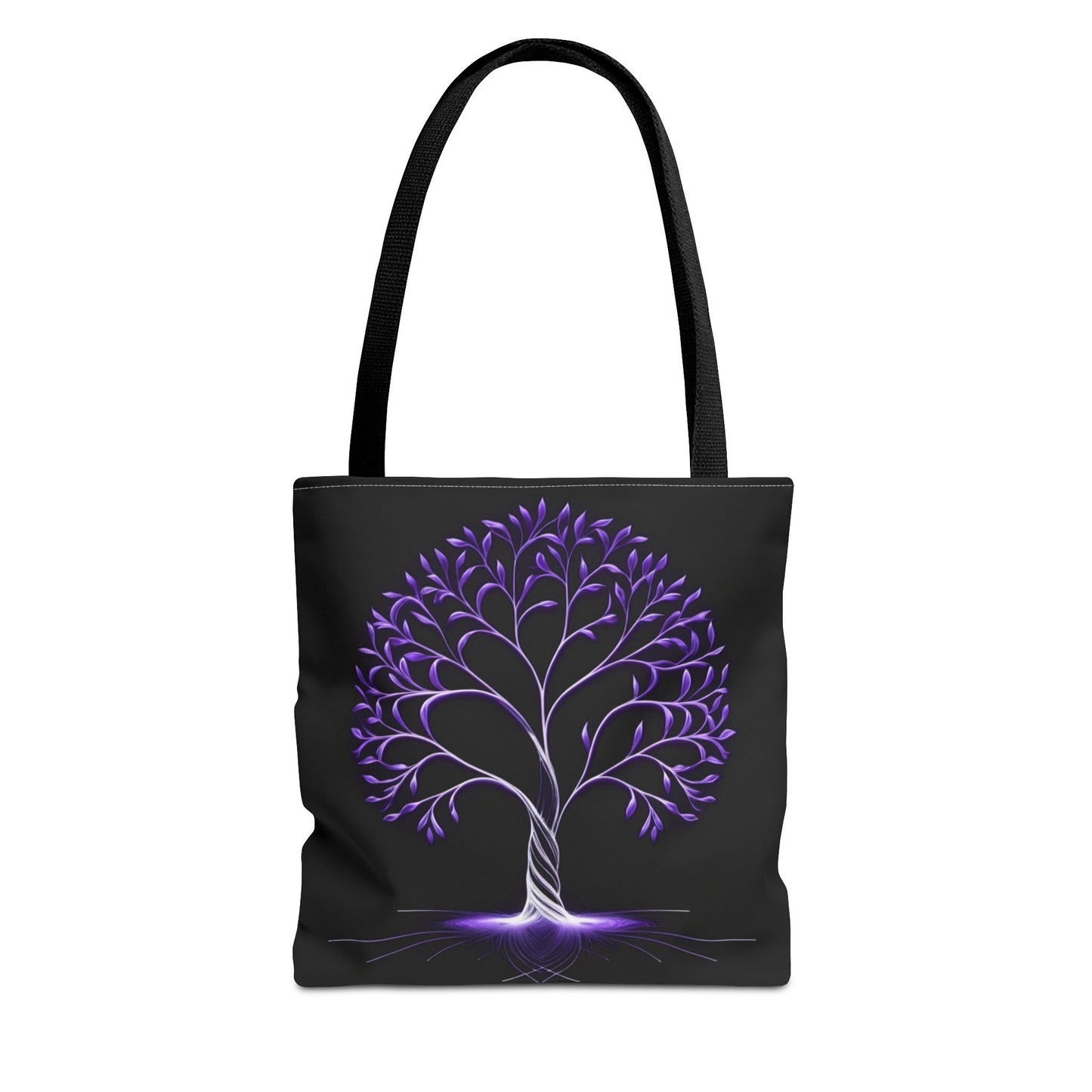 Elegant Purple Tree Design Tote Bag - Nature Lover's Accessory