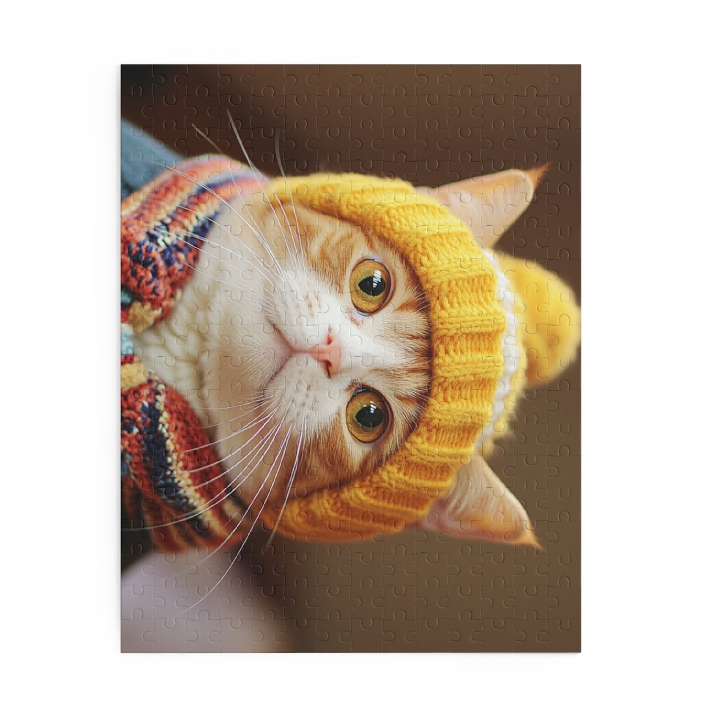 Adorable Cat Winter Puzzle - 500-Piece