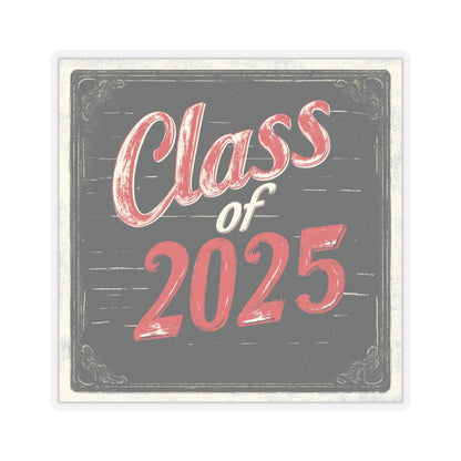 Class of 2025 Kiss-Cut Stickers | Graduation Décor & Gifts