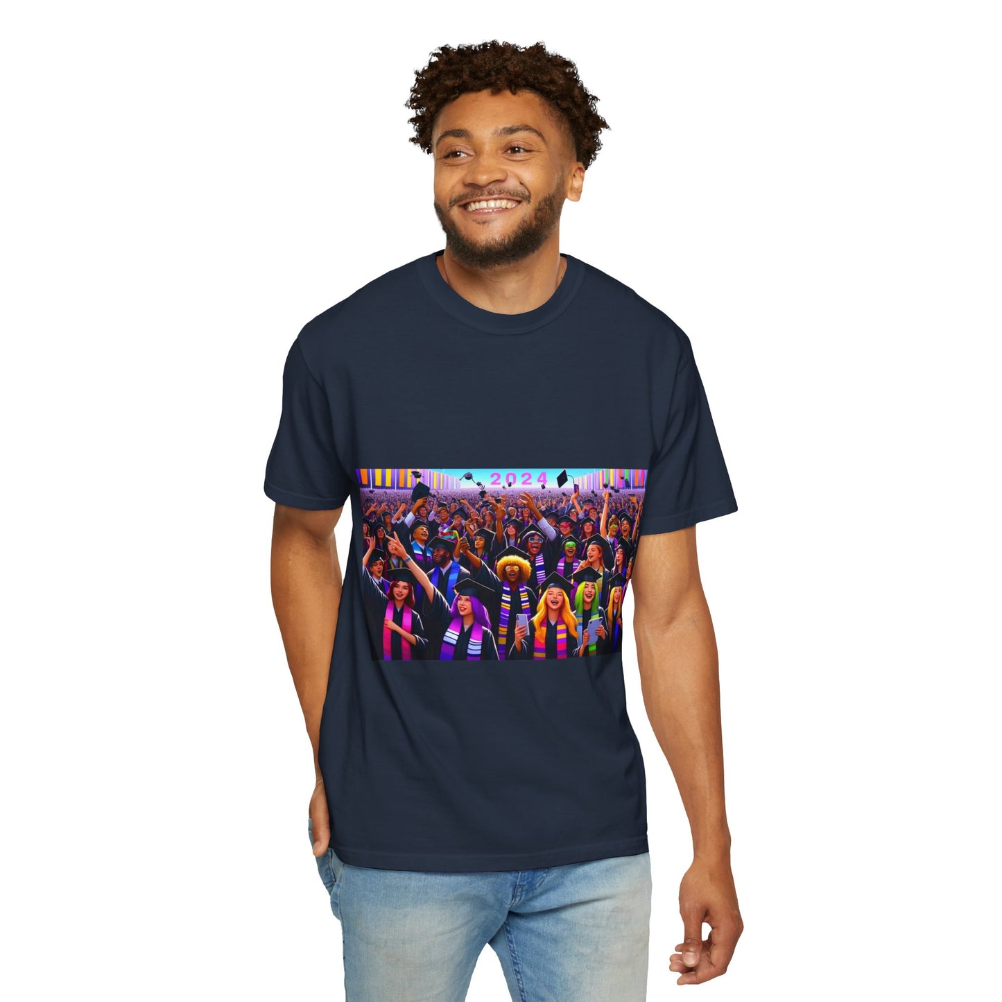 Class of 2024 - Unisex Garment-Dyed T-shirt