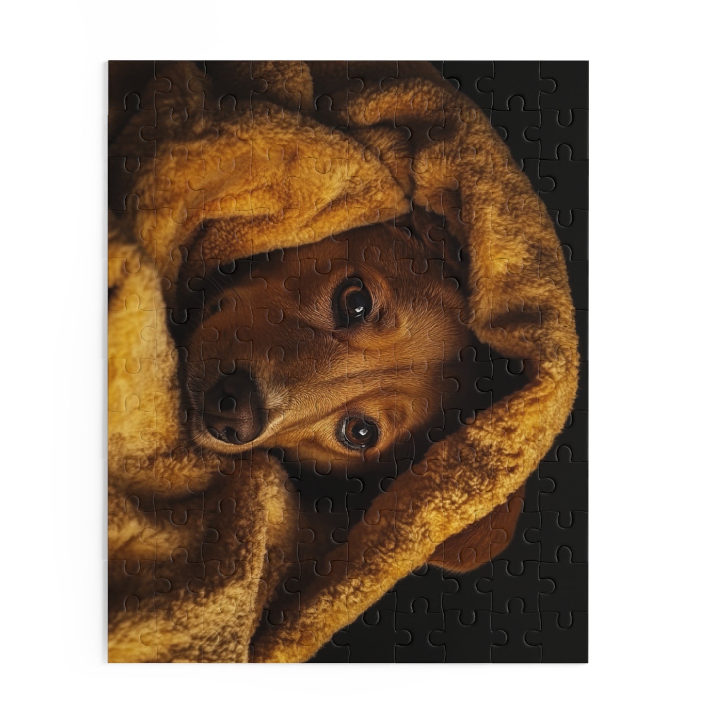 Cozy Dog Puzzle - 120, 252, 500-Piece Jigsaw for Dog Lovers