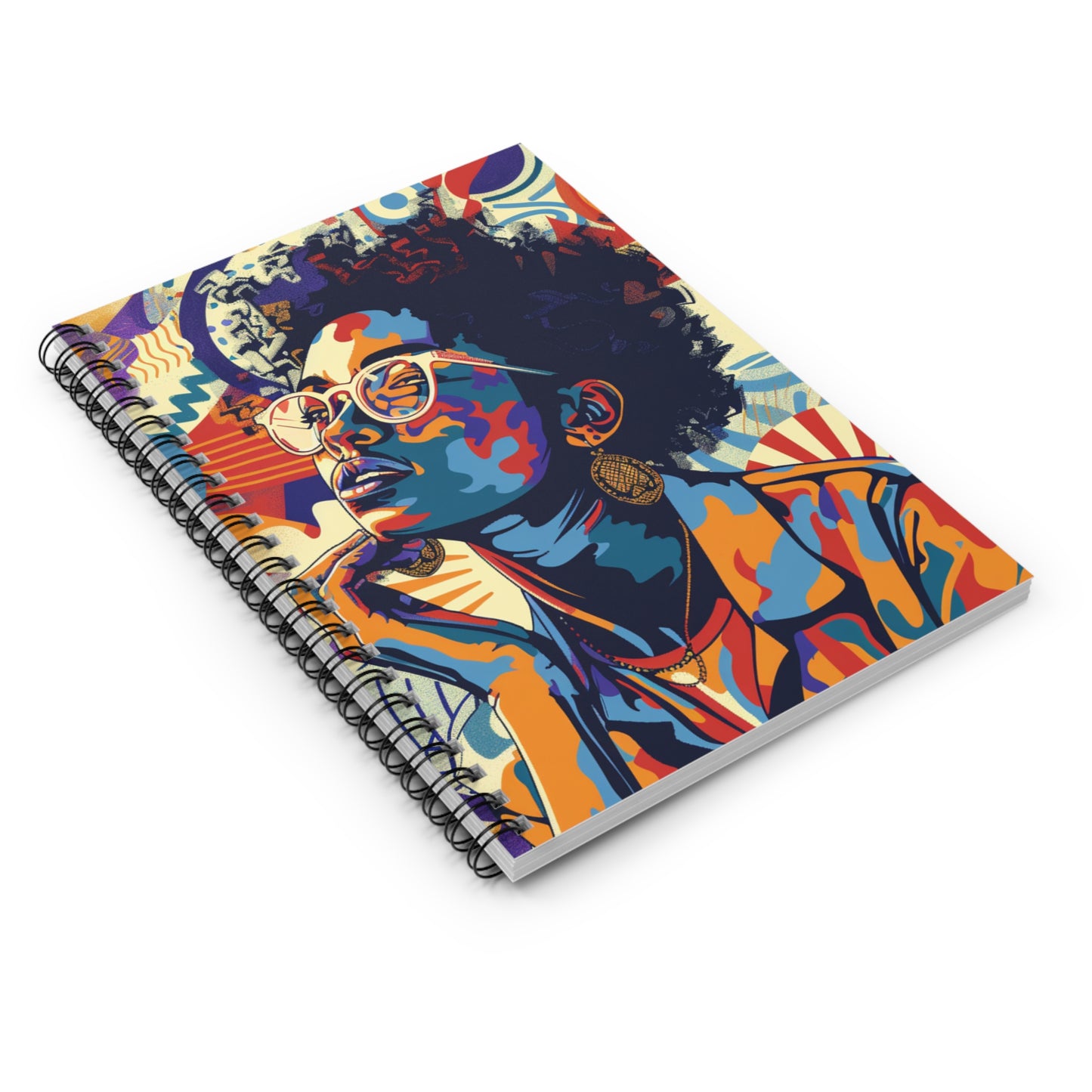 Artistic Spiral Notebook for Creative Minds, Colorful Journal for Artists, Gift for Students, Unique Sketchbook, Inspirational Diary