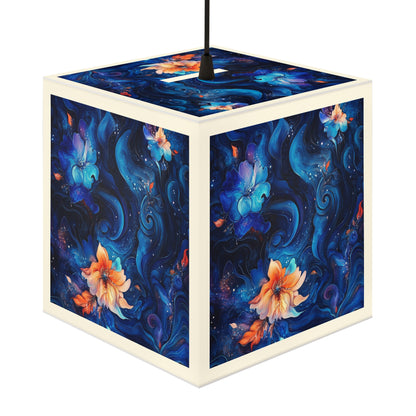 Floral Bouquet  Light Cube Lamp - Bohemian Decor for Home & Office