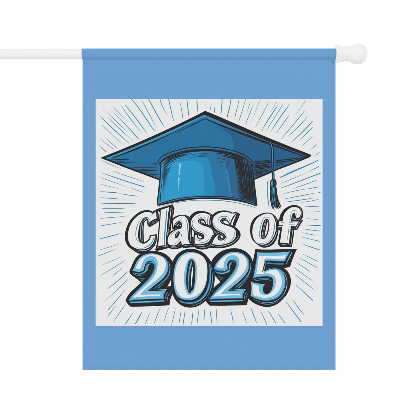 Graduation Garden Banner, Class of 2025 Flag, Home Decor, Outdoor Celebration Sign, College Bound, Graduation Party Decoration