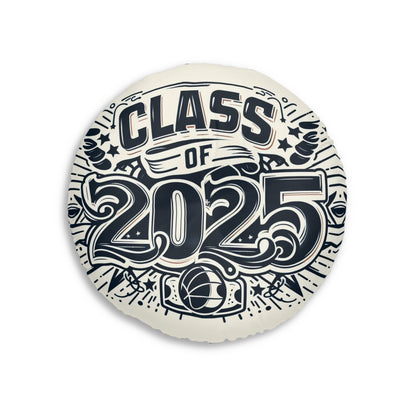 Class of 2025 Tufted Floor Pillow, Round | Graduation Gift, Home Decor, College Essentials, Cozy Seating, Unique Celebration