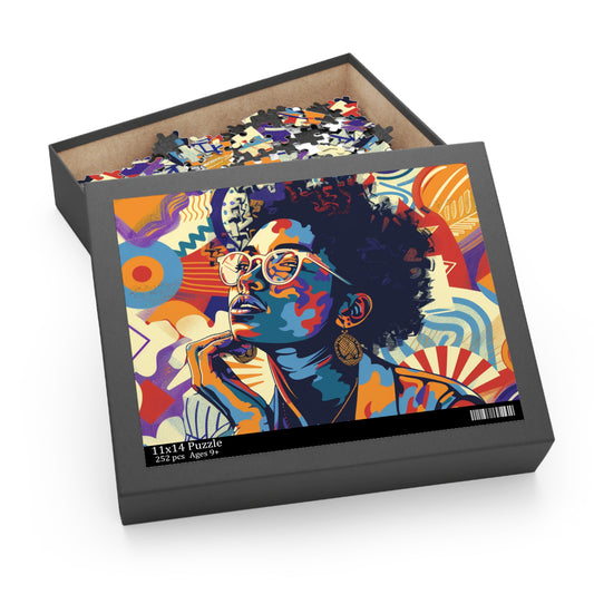 Colorful Afrocentric Puzzle - 120, 252, 500 Pieces | Inspiring Home Decor & Gift