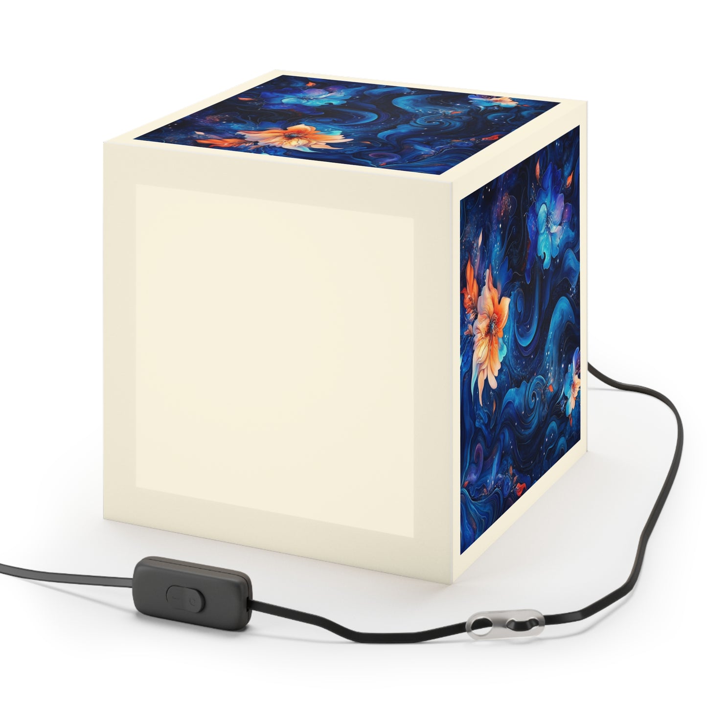 Floral Bouquet  Light Cube Lamp - Bohemian Decor for Home & Office