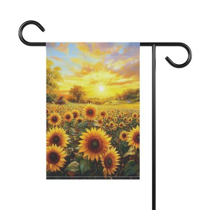 Sunflower Garden Flag - Vibrant Seasonal Decor for Home and Garden