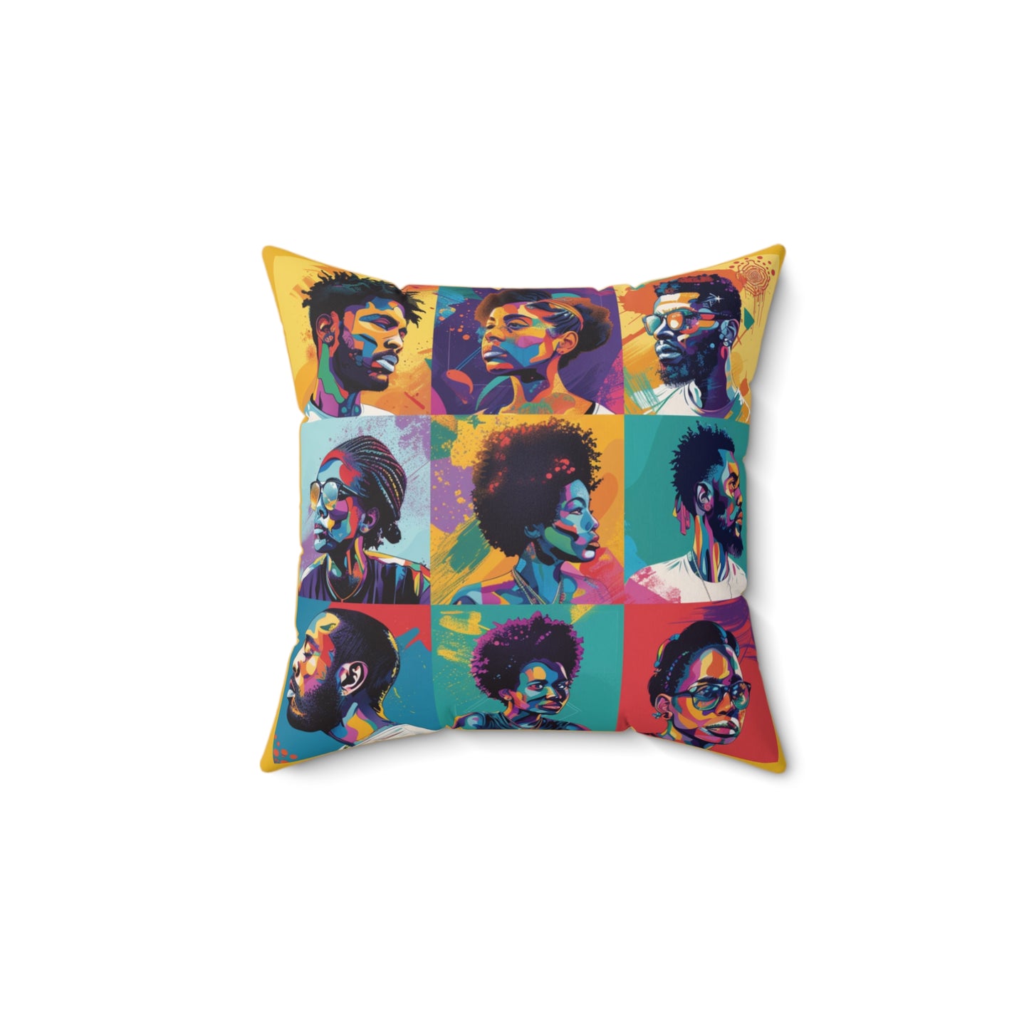 Spun Polyester Square Pillow