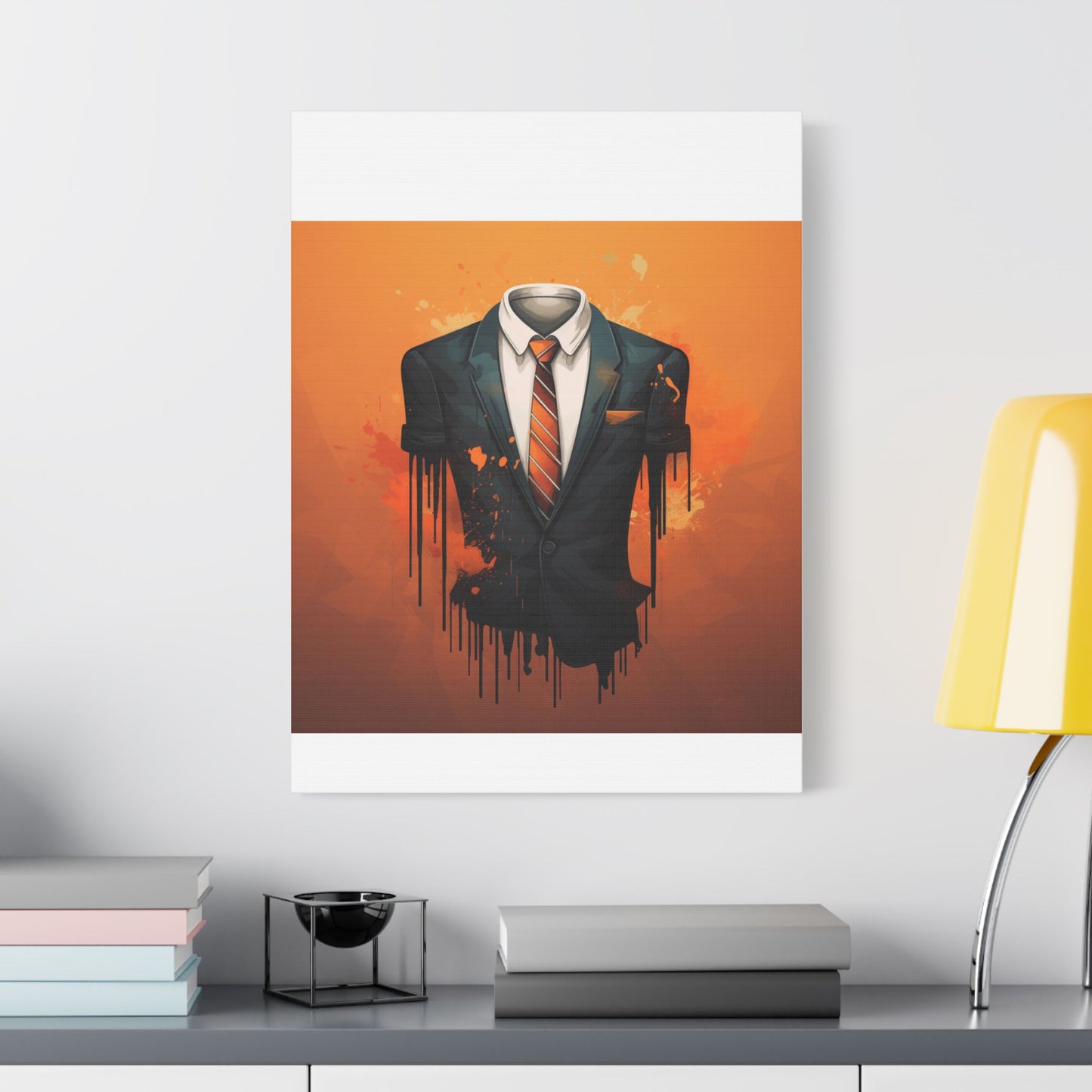 Stylish Abstract Canvas Art Print, Modern Wall Decor, Unique Gift, Home Office Artwork, Contemporary Design for Any Space